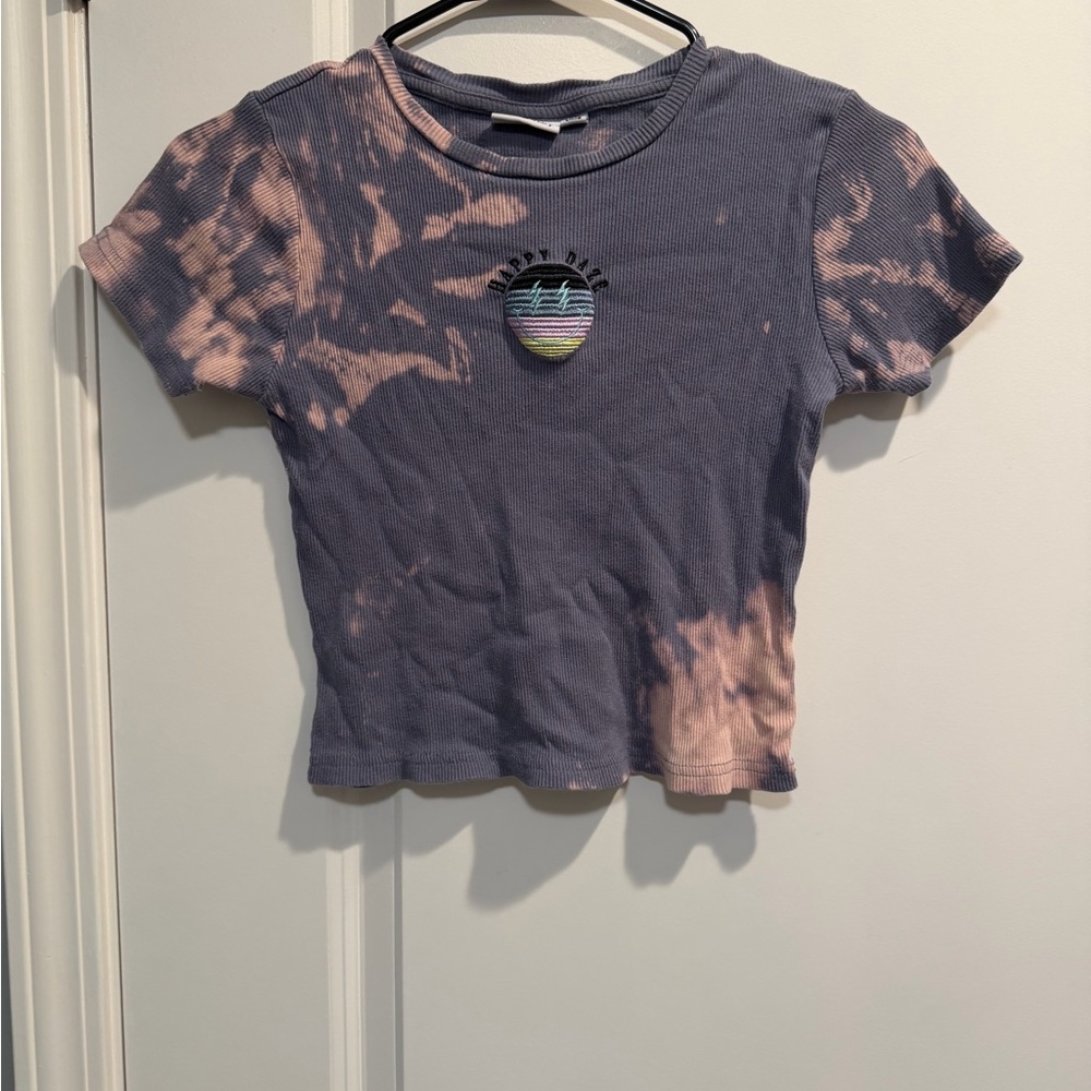 Stylish Tie-Dye Crop Top 100% cotton